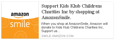 Support Kids Klub Children Charities Inc. by shopping at AmazonSmile